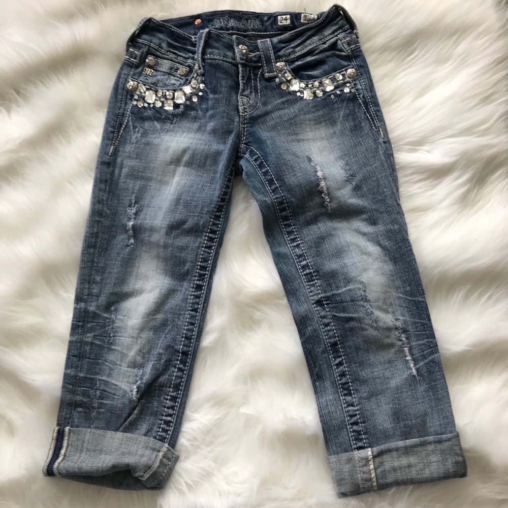 Miss Me Cropped Jeans